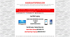 Desktop Screenshot of jualbelilaptopbekas.com
